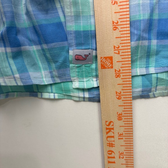 Vineyard Vines Classic Fit Murray Shirt Men's Large Plaid Button Down Cotton - Picture 6 of 8